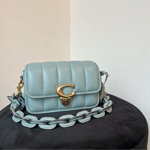 coach studio shoulder bag 19 with quilting